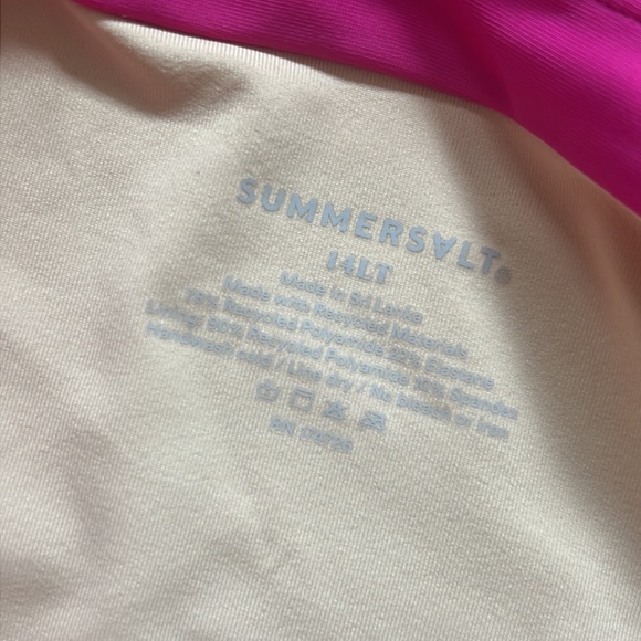 Colorblock Ruffle One-Piece Swimsuit - Picture 9 of 9